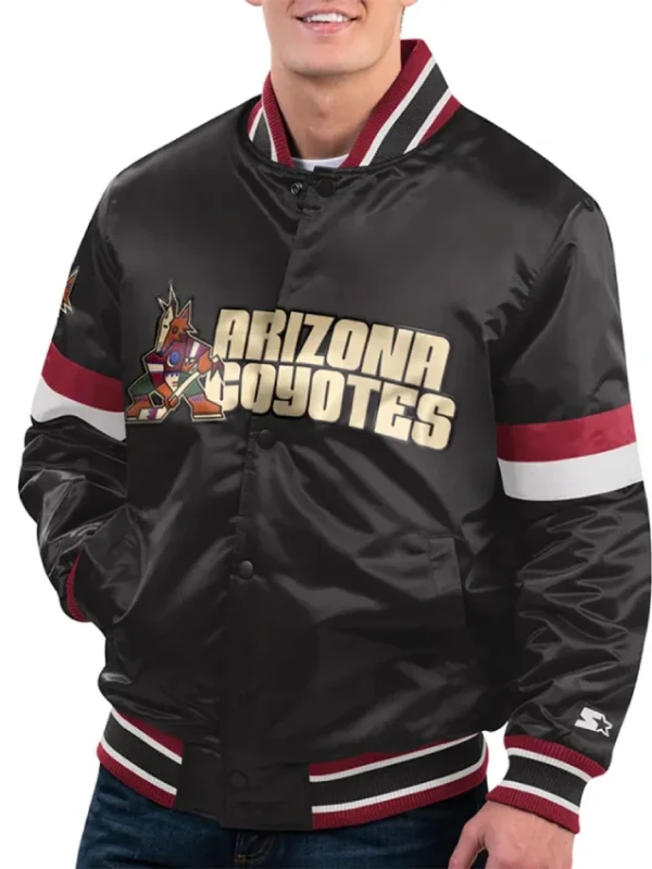 Arizona Coyotes Home Game Black Jacket