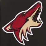 Arizona Coyotes Poly-Twill Front-Hit Black Jacket