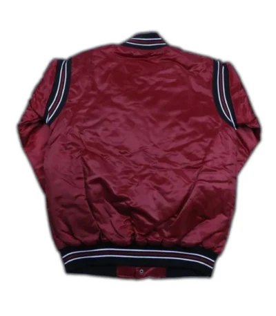 Arizona Coyotes Satin Maroon Jacket