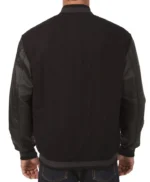 Arizona Diamondbacks Black Wool/Leather Varsity Jacket
