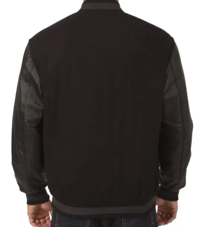 Arizona Diamondbacks Black Wool/Leather Varsity Jacket