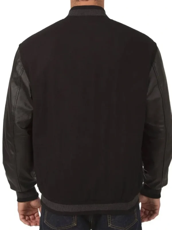 Arizona Diamondbacks Black Wool/Leather Varsity Jacket