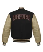 Arizona Diamondbacks Black Varsity Wool/Leather Jacket