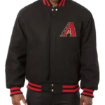 Arizona Diamondbacks Black Varsity Wool Jacket