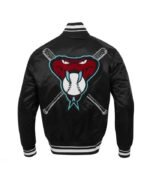 Mashup Classic Rib Arizona Diamondbacks Satin Jacket