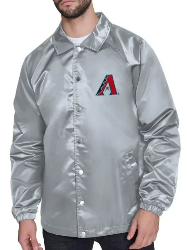 Arizona Diamondbacks Retro Logo Coaches Jacket