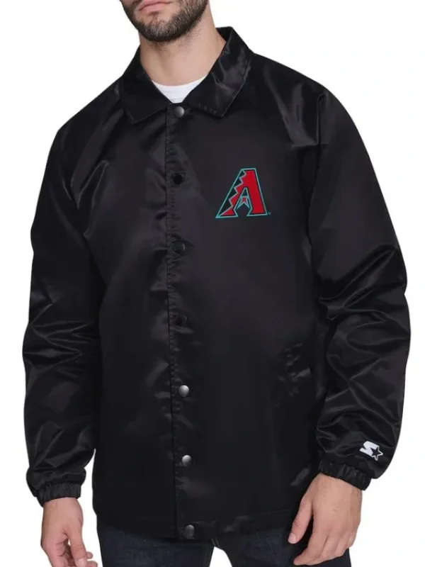 Arizona Diamondbacks Retro Logo Coaches Jacket