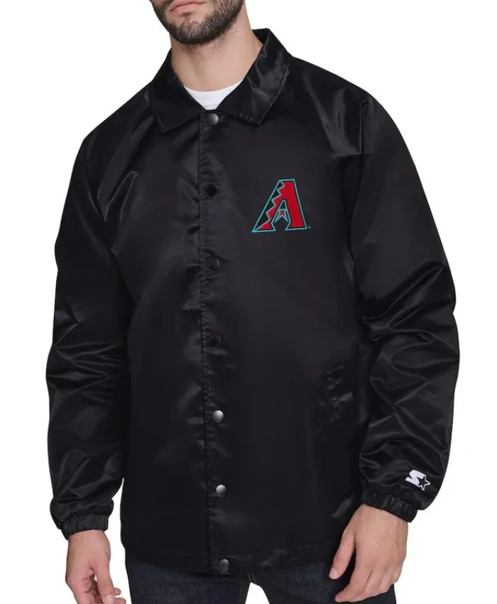 Arizona Diamondbacks Retro Logo Coaches Jacket Arizona Diamondbacks Retro Logo Coaches Jacket