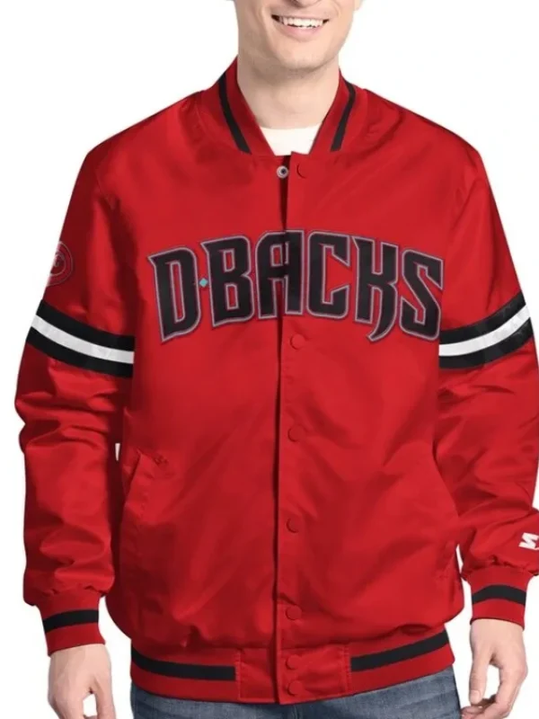 Arizona Diamondbacks Scout Varsity Satin Jacket