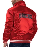 Arizona Diamondbacks Red Silver Tab Trucker Satin Jacket
