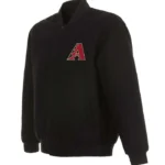 Arizona Diamondbacks Wool Varsity Black Jacket
