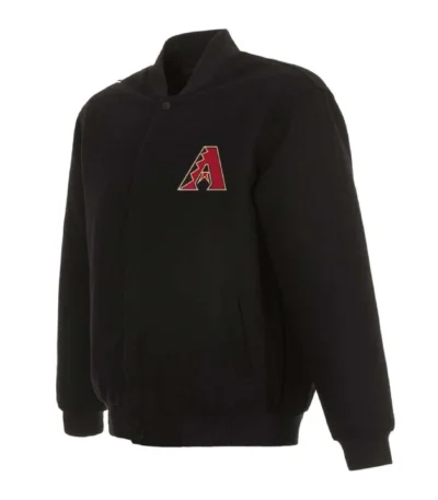 Arizona Diamondbacks Wool Varsity Black Jacket