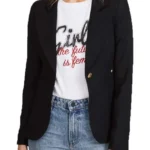 Arrow TV Series Dinah Drake Black Blazer