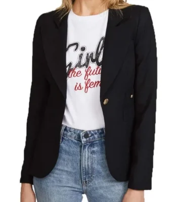 Arrow TV Series Dinah Drake Black Blazer