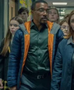 Ashley Walters Adolescence S01 Blue Puffer Jacket