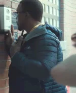 Ashley Walters Adolescence S01 Blue Puffer Jacket