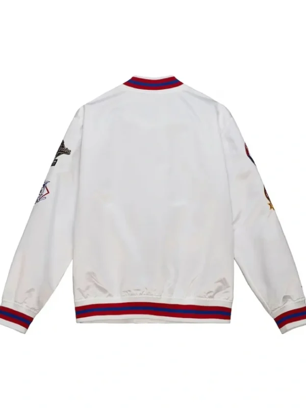 Atlanta Braves City Collection White Varsity Satin Jacket