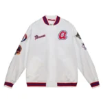 Atlanta Braves City Collection White Varsity Satin Jacket