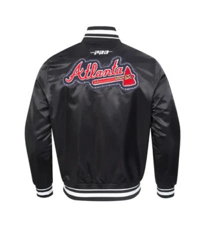 Atlanta Braves Diy Pick Stitch Classic Rib Satin Jacket