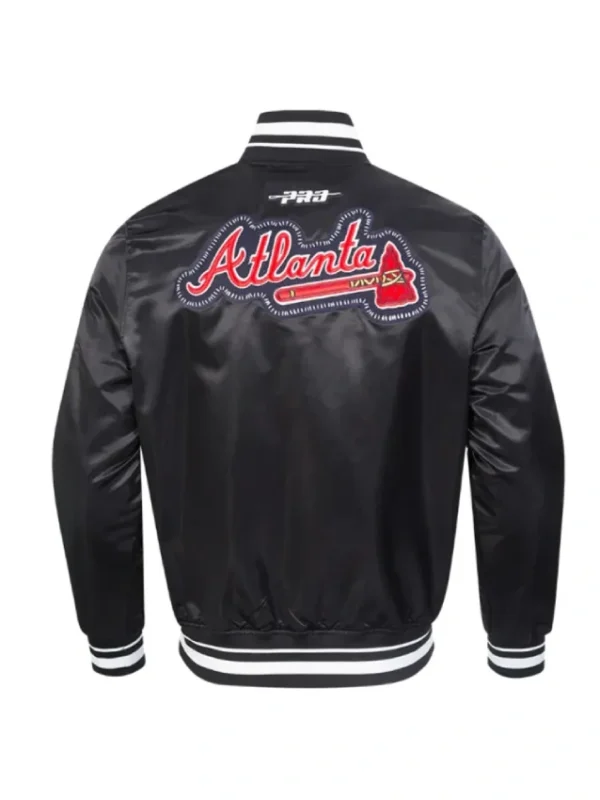 Atlanta Braves Diy Pick Stitch Classic Rib Satin Jacket