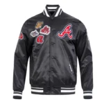 Atlanta Braves Diy Pick Stitch Classic Rib Satin Jacket