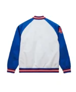 Atlanta Braves Royal and White Lightweight Satin Jacket