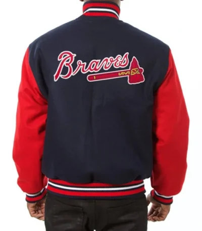 Atlanta Braves Two Tone Varsity Wool Jacket