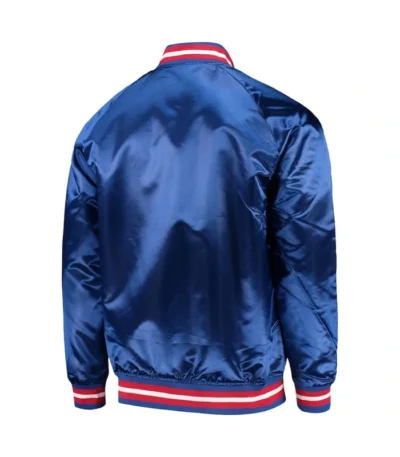 Royal Atlanta Braves Lightweight Satin Jacket