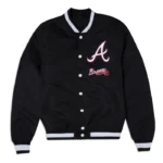 Atlanta Braves Logo Select Black Jacket