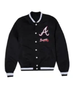 Atlanta Braves Logo Select Black Jacket