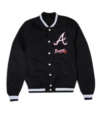 Atlanta Braves Logo Select Black Jacket