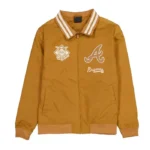 Atlanta Braves Logo Select Light Bronze Jacket