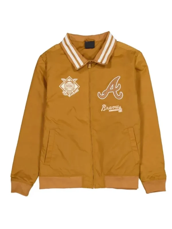Atlanta Braves Logo Select Light Bronze Jacket