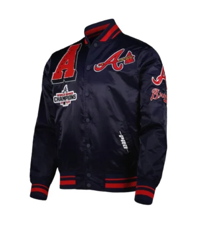 Atlanta Braves Mash Up Navy Jacket