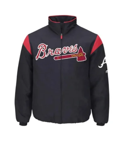 Atlanta Braves On-Field Navy Jacket