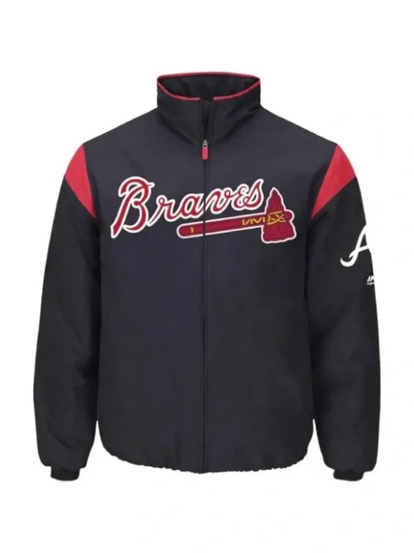 Atlanta Braves On-Field Navy Jacket