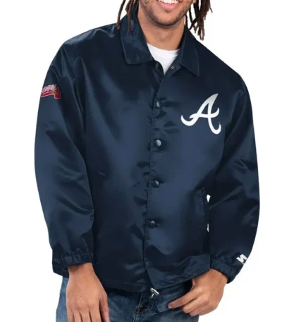 Atlanta Braves Option Route Coaches Jacket