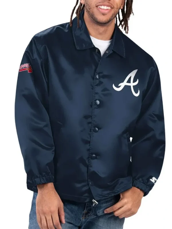 Atlanta Braves Option Route Coaches Jacket