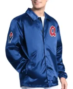 Atlanta Braves Point Man Coaches Royal Jacket