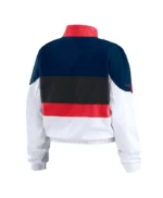 Atlanta Braves Racing Navy/White Full-Zip Jacket