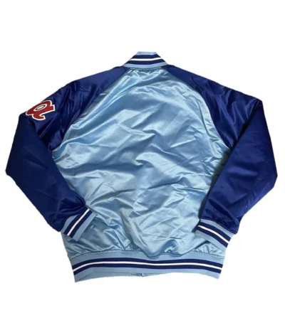 Reload Atlanta Braves Blue Satin Jacket