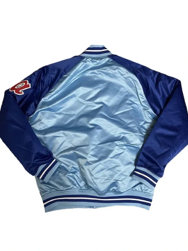 Reload Atlanta Braves Blue Satin Jacket