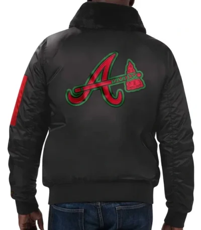 Atlanta Braves Ty Mopkins Black Jacket