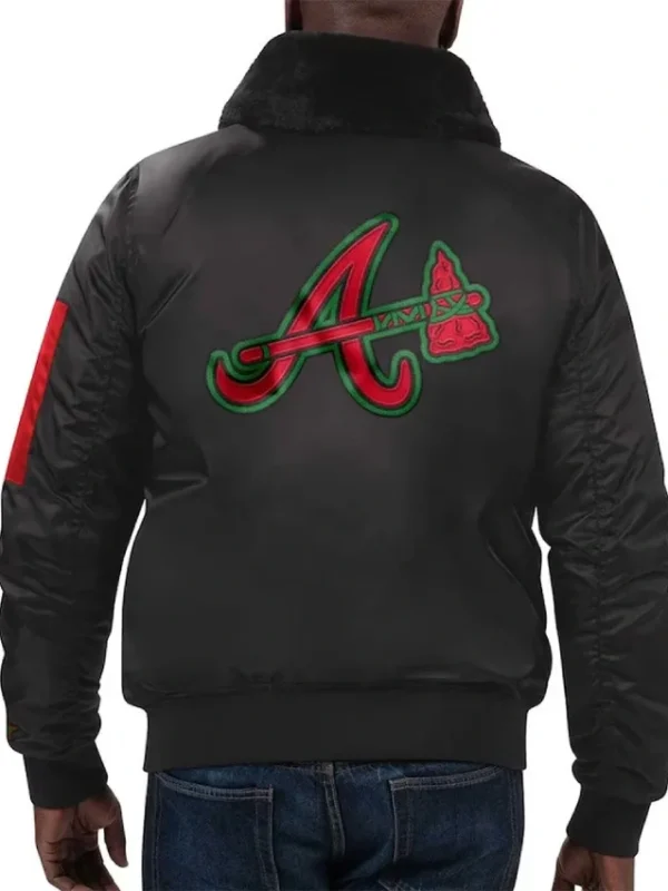 Atlanta Braves Ty Mopkins Black Jacket