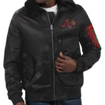 Atlanta Braves Ty Mopkins Black Jacket