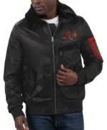 Atlanta Braves Ty Mopkins Black Jacket