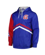 Atlanta Braves Undeniable Royal Full-Zip Windbreaker Jacket