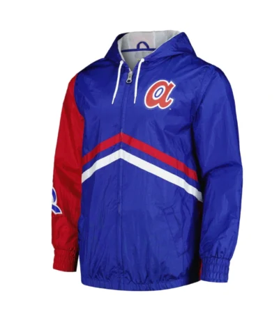 Atlanta Braves Undeniable Royal Full-Zip Windbreaker Jacket