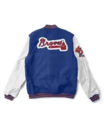Blue/White Atlanta Braves Varsity Jacket