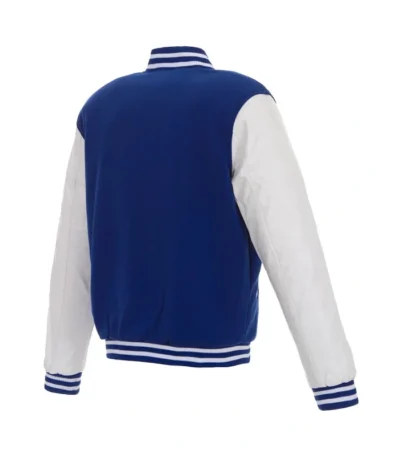 Atlanta Braves Royal/White Varsity Full-Snap Jacket